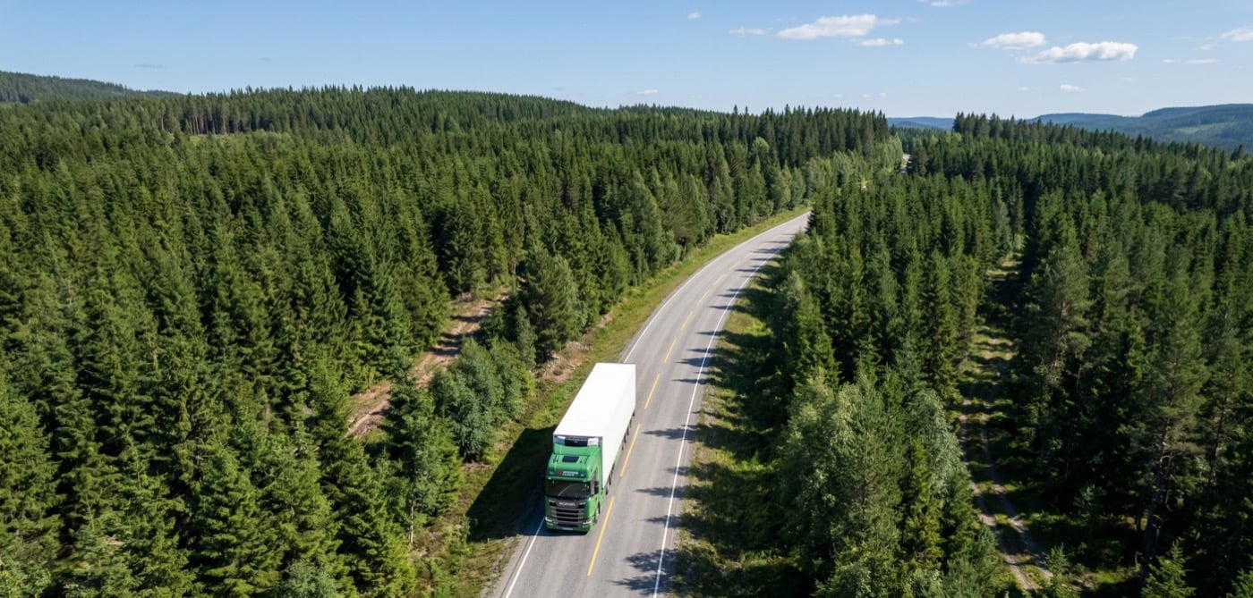Norwegian landscape representing Odin Customs service area